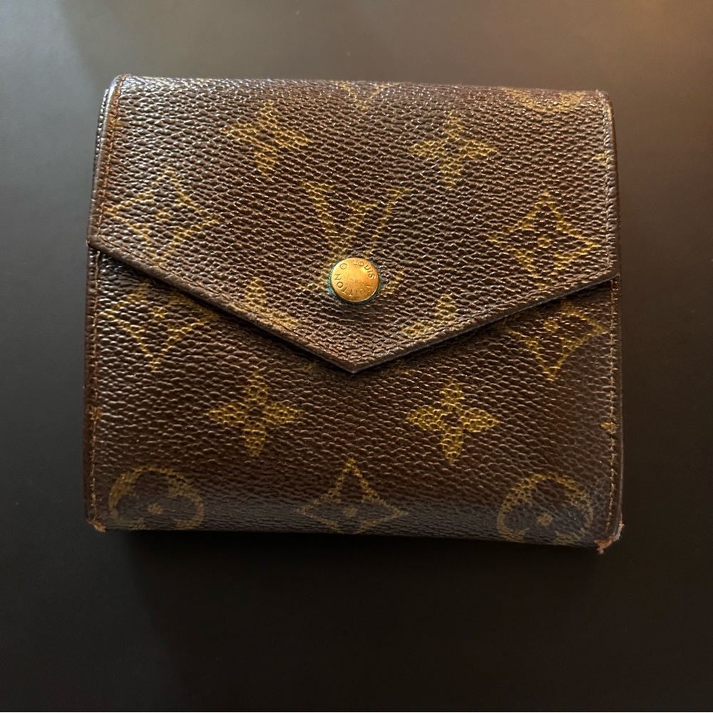 Louis Vuitton Vintage 🥂HP🥂Monogram Double Wallet